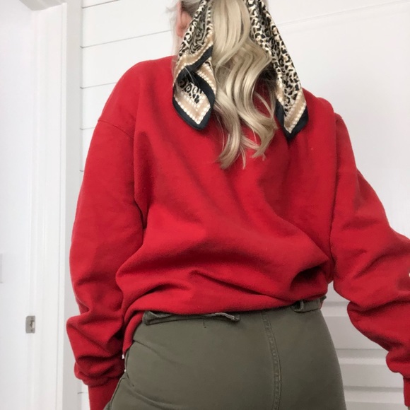 US POLO ASSN RED WAFFLE KNIT - Picture 4 of 4